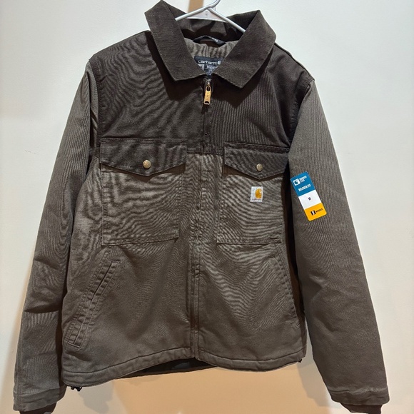 Carhartt Montana RUGGED FLEX® RELAXED FIT DUCK INSULATED JACKET 2 WARMER RATING - Picture 6 of 11